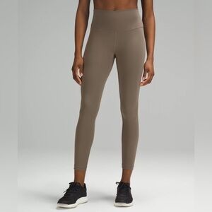 Lululemon Women’s Wunder Train High Rise Leggings Size 12 Olive Green Activewear